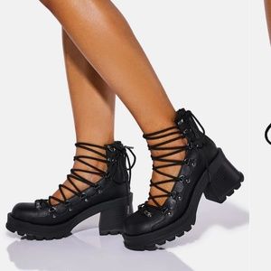 Demonia Platform Lace up shoes